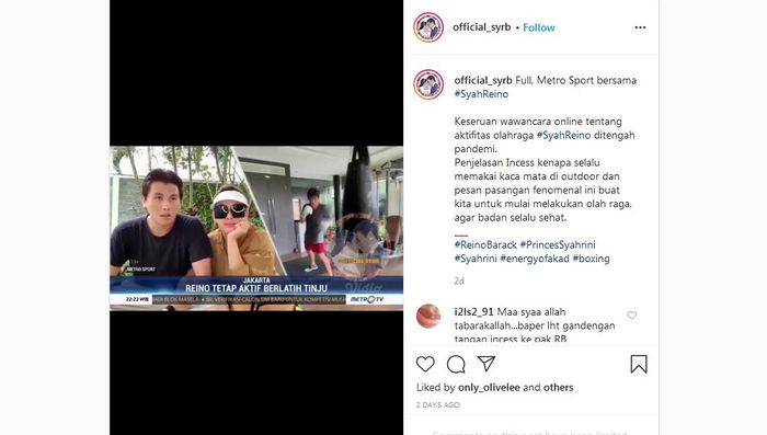 Wawancara Syahrini dan Reino Barack