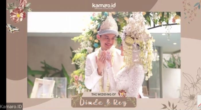 Dinda Hauw resmi menikah dengan Rey Mbayang
