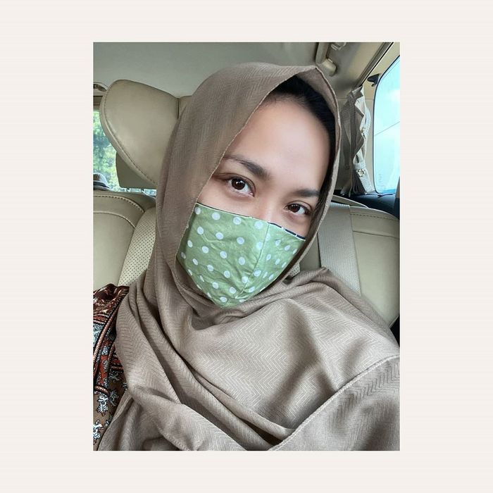 Tampilan BCL pakai hijab