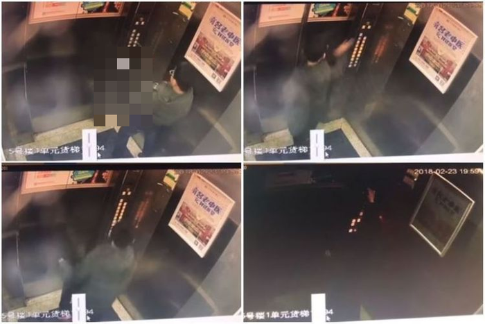 Aksi seorang bocah iseng kencingi tombol panel lift sempat terekam kamera CCTV