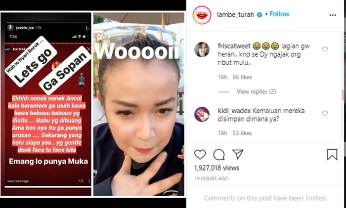 Ketenangan Jennifer Jill diganggu <a href='https://palembang.tribunnews.com/tag/barbie-kumalasari' title='Barbie Kumalasari'>Barbie Kumalasari</a>.