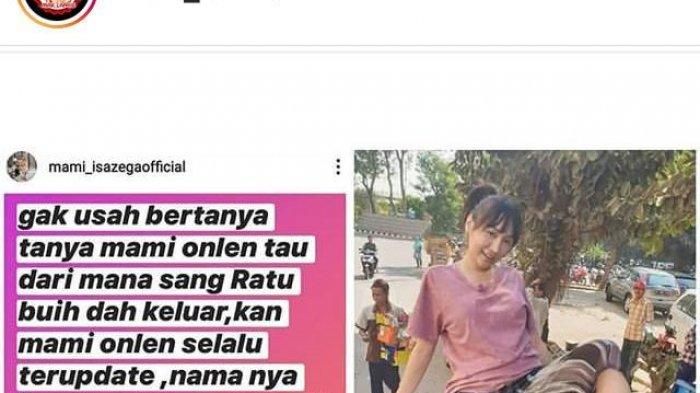 Unggahan @Mak_Lamis yang mempertanyakan Lucinta Luna di luar sel tahanan