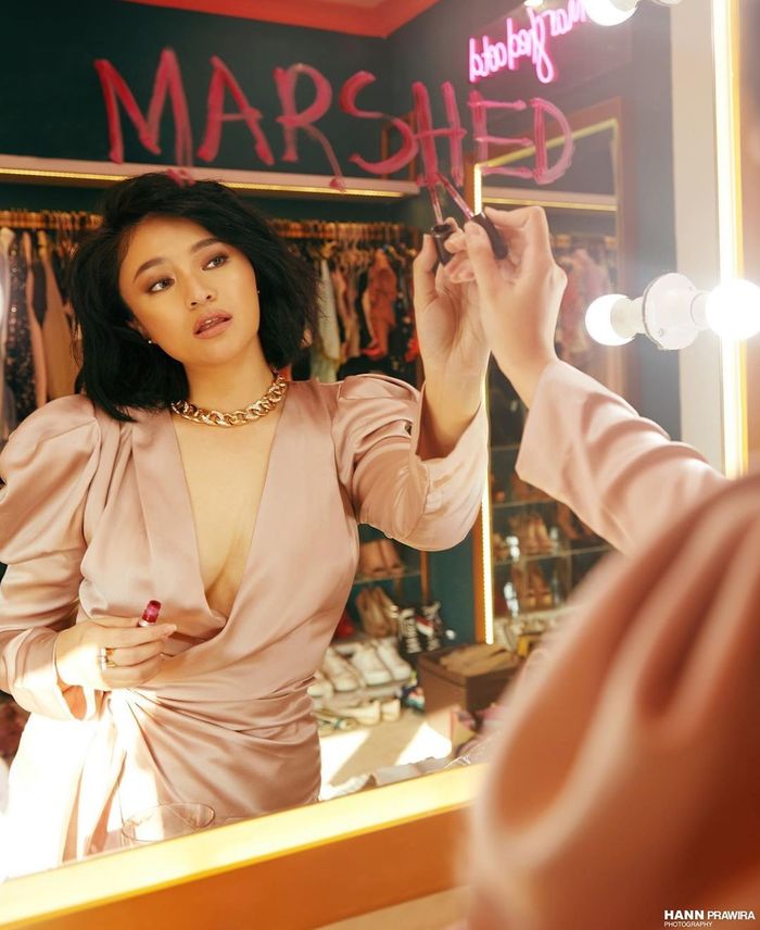 Gaya seksi Marshanda