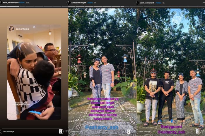 Azriel bermanja pada Ashanty