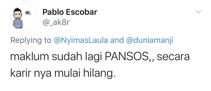 Salah satu komentar netizen yang geram dengan opini Anji
