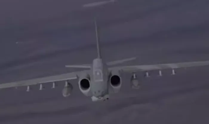 Pesawat serang Sukhoi Su-25.