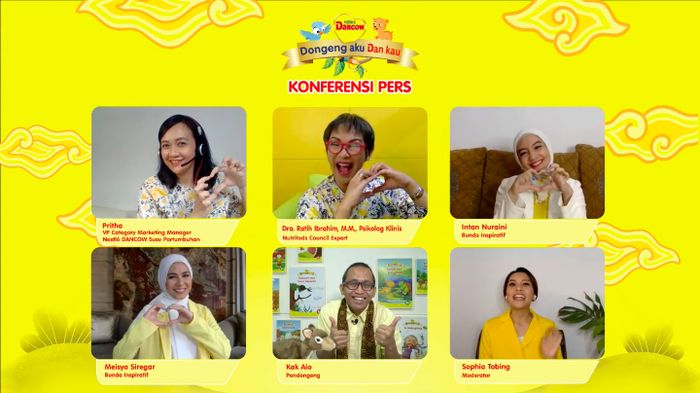 Peluncuran dongeng Aku dan Kau, Selasa (21/7/2020).