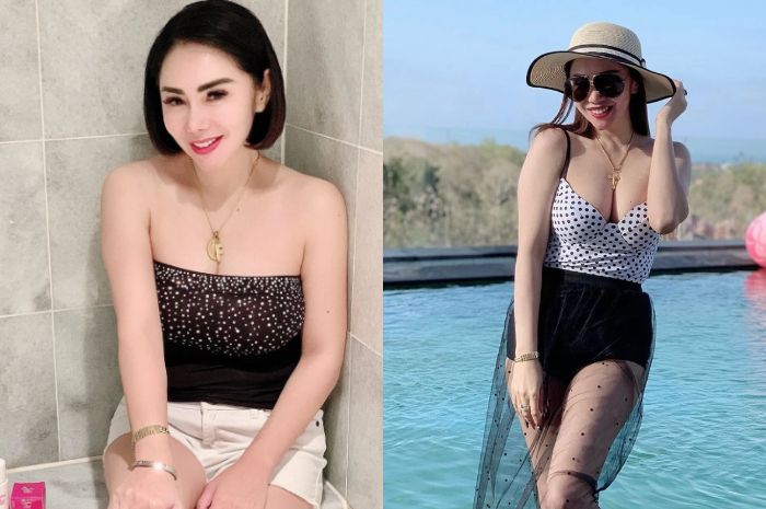 Penampilan seksi Femmy Permatasari