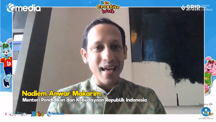 Memperingati Hari Anak Nasional, Mendikbud Nadiem Makarim Memberikan