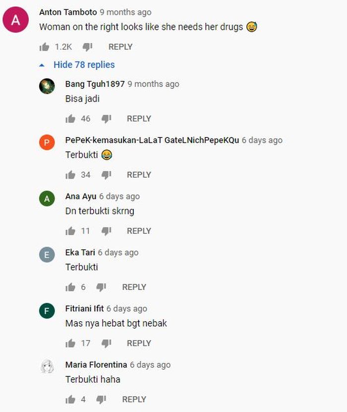 Komen netizen