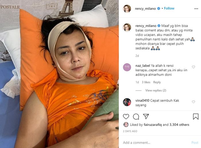Kondisi <a href='https://manado.tribunnews.com/tag/rency-milano' title='Rency Milano'>Rency Milano</a>