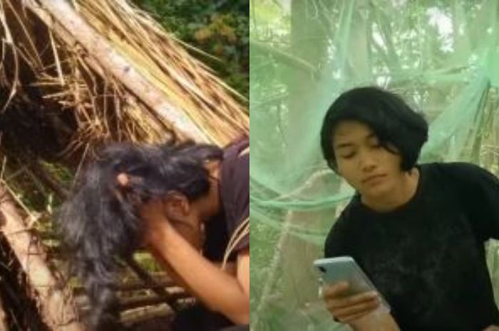 Veveonah awalnya membangun gubuk namun ambruk, akhirnya dia membuat kelambu.