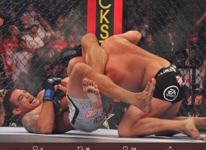 Fabricio Werdum kontra Fedor Emelianenko pada 26 Juni 2010.