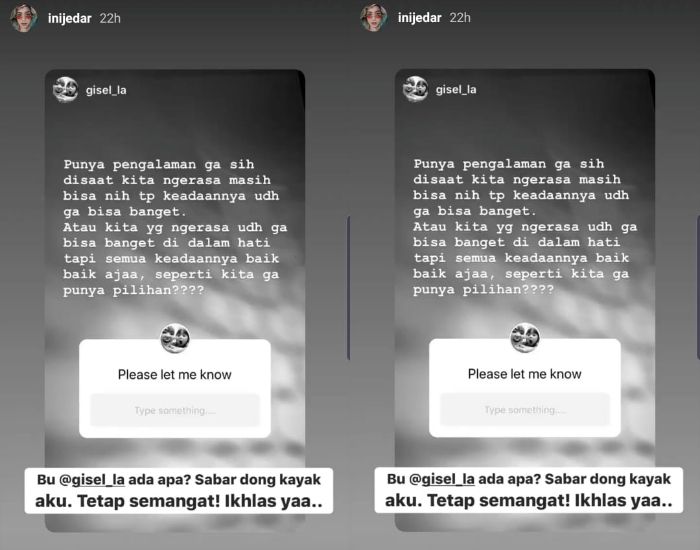 Pesan penyemangat dari Jessica Iskandar untuk Gisella Anastasia