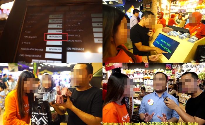 Pemilik PS Store saat beli saldo TimeZone sebesar Rp 100 juta.