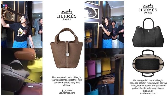 Sarwendah punya koleksi tas Hermes seharga Rp 39.512.500 dan Rp 52.185.00 tuai pro kontra netizen. 
