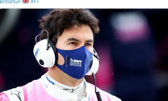 Pembalap Racing Point, Sergio Perez, terpaksa melewatkan seri balap Formula 1 GP Inggris karena positif mengidap Covid-19.