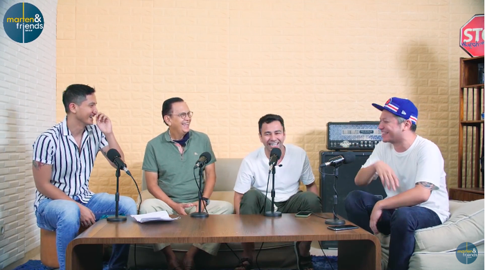 Raffi Ahmad, Gading Marten dan Mahesa Gibran tertawa mendengar celetukan Roy Marten