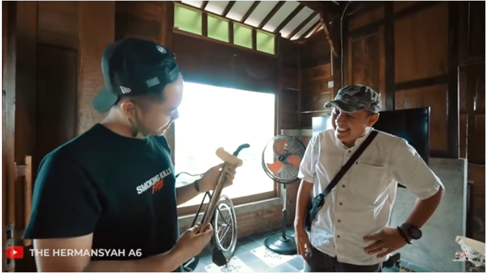 Azriel saat berkunjung ke rumah Om Gangsar