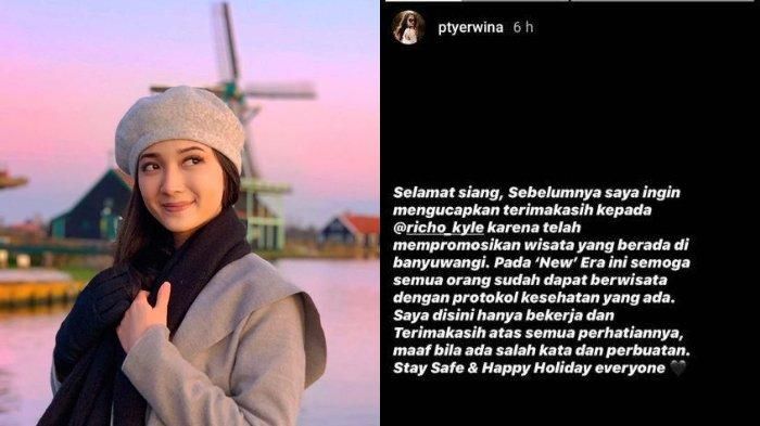 Klarifikasi dari Putty Erwina soal kedekatannya dengan Richard Kyle