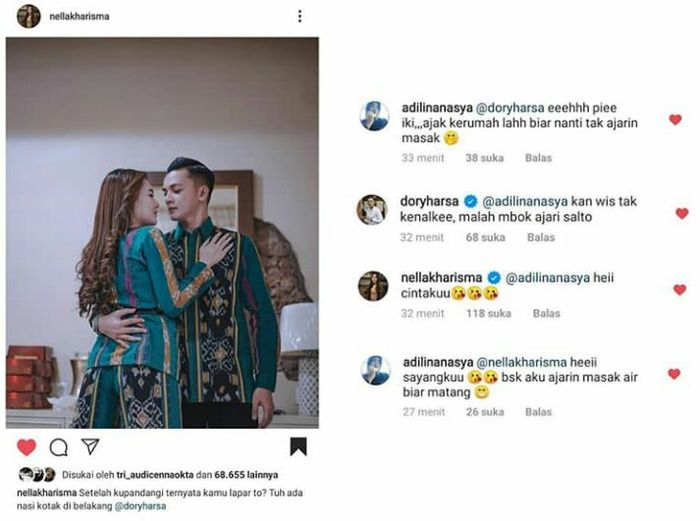 Komentar kakak Dory Harsa
