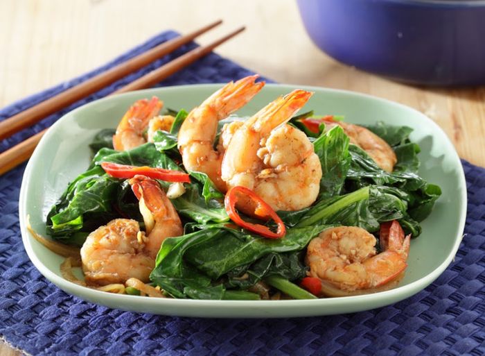 Resep Tumis Kailan Udang Saus Tiram, Menu Praktis yang Nikmatnya Kebangetan