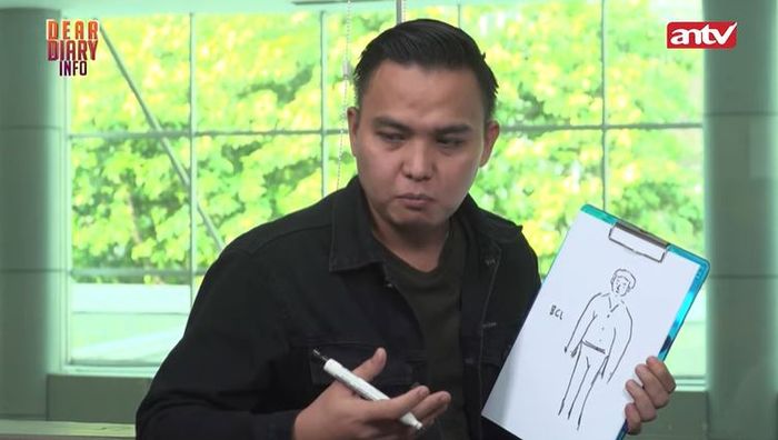 Gumay menggambar sosok jodoh BCL