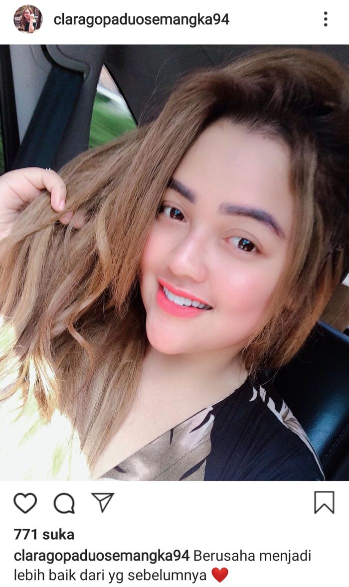 Clara Gopa berjanji akan berubah menjadi lebih baik.