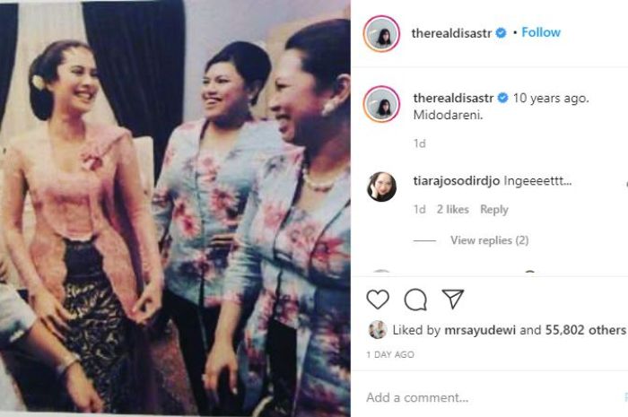 Potret jadul Dian Sastro saat Midodareni.