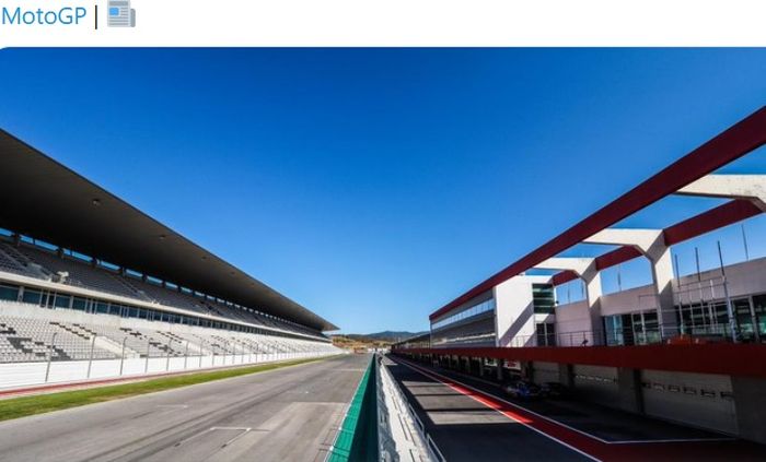 Sirkuit Algarve di Portimao, Portugal, berpeluang menjadi tuan rumah seri pembuka MotoGP 2021.