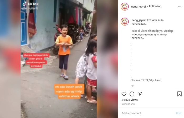 Bocah cilik ini kelewat mirip dengan Rafathar hingga bikin netizen heboh