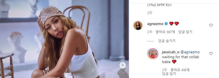 Jessi isyaratkan bakal kolaborasi dengan Agnez Mo.  