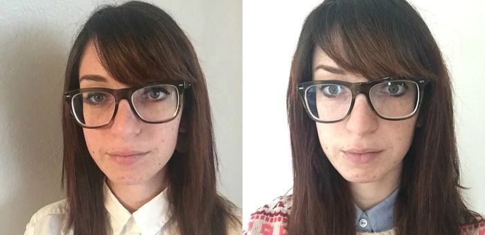 Gina Vaynshteyn, hari kedua dan ketujuh dalam mencoba baking soda sebagai pencuci muka