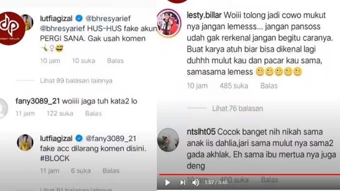 Adu komentar fans Lesty Kejora dan Lutfi Agizal