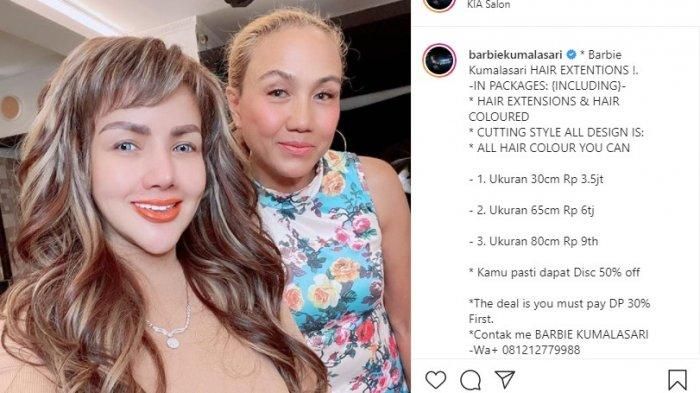 Penampilan baru Barbie Kumalasari 