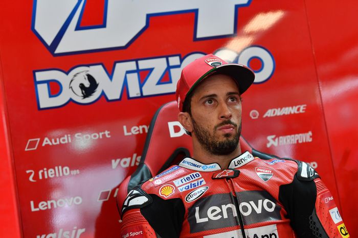 Pembalap Ducati, Andrea Dovizioso, pada seri balap MotoGP Austria di Red Bull Ring.