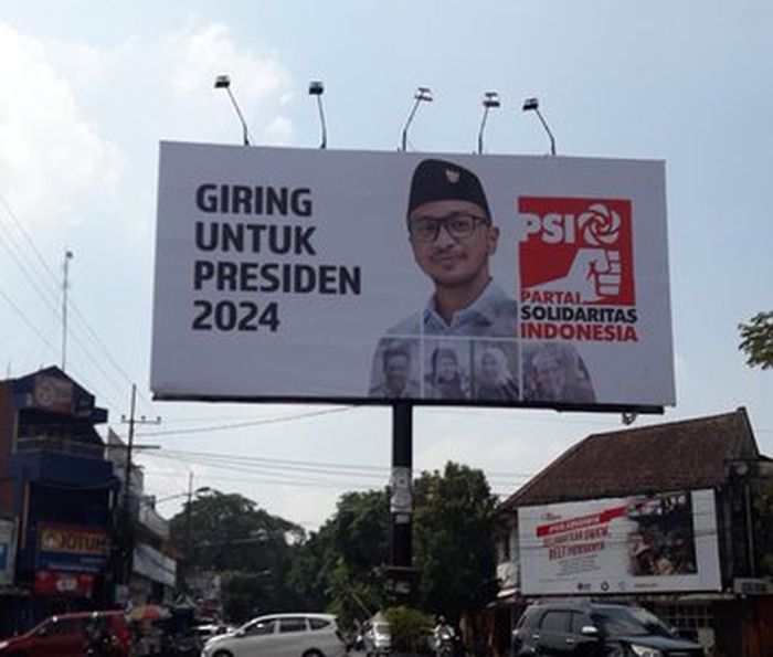 Baliho Giring untuk Presiden 2014.