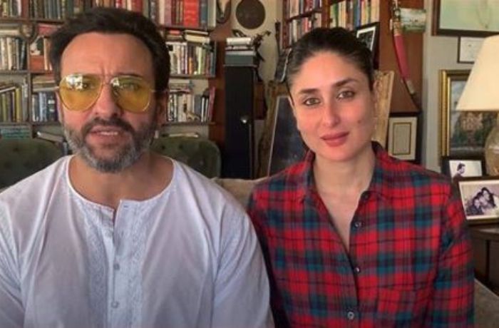 Rayakan ulang tahun Saif Ali Khan, Kareena Kapoor perdana pamer perut hamilnya.