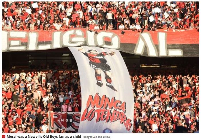 Suporter Newell's Old Boys.