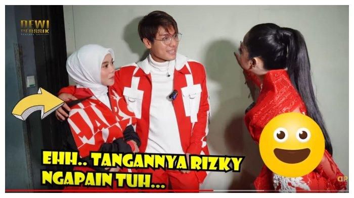 Rizky <a href='https://pontianak.tribunnews.com/tag/billar' title='Billar'>Billar</a> refleks rangkul <a href='https://pontianak.tribunnews.com/tag/lesty' title='Lesty'>Lesty</a>.
