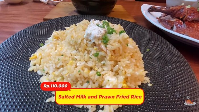 Menu nasi goreng seharga Rp 110 ribu di restoran Ayu Dewi