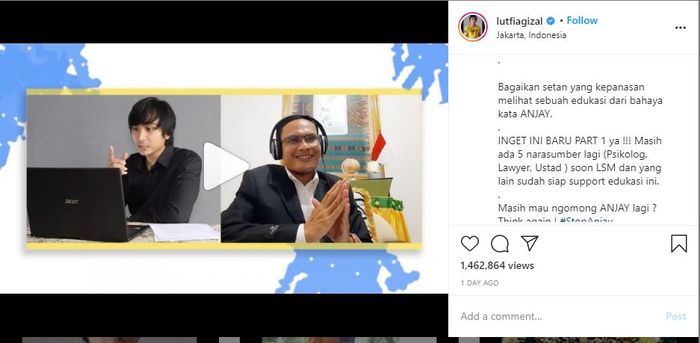 Unggahan Lutfi Agizal