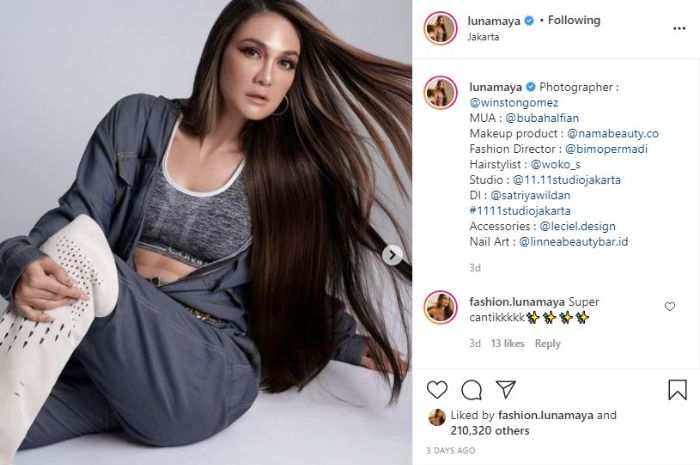 Potret seksi <a href='https://kupang.tribunnews.com/tag/luna-maya' title='Luna Maya'>Luna Maya</a>