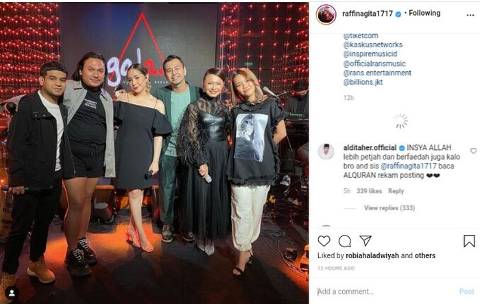 Unggahan Raffi