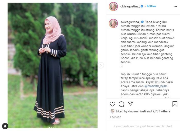 Unggahan Okie Agustina