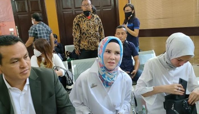 Angel Lelga saat ditemui di Pengadilan Negeri Jakarta Selatan, Rabu (26/8/2020).