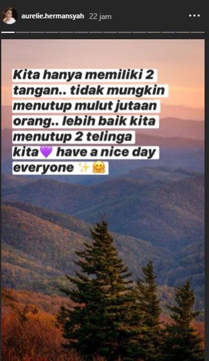 Postingan Aurel Hermansyah