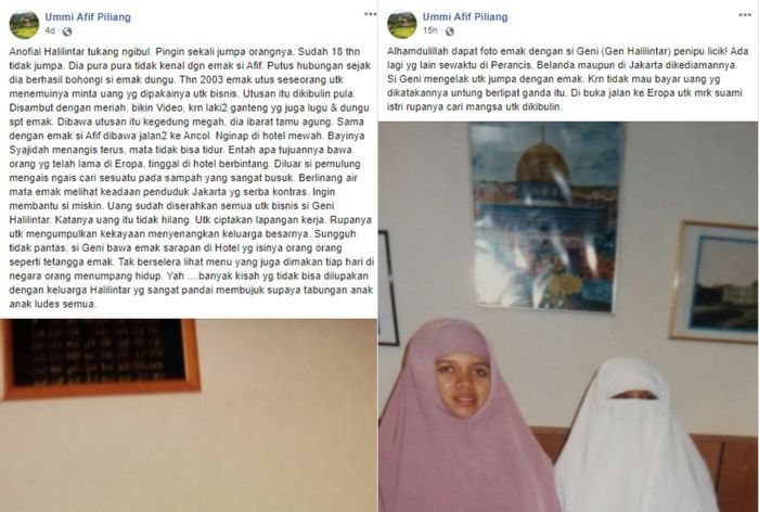 unghan perempuan yang mengaku jadi korban penipuan Gen Halilintar