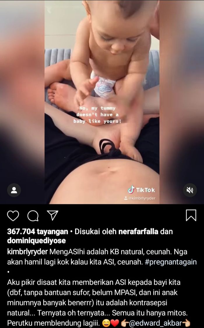 Mentahkan Mitos Usia Putra Pertama Kimberly Ryder Belum Genap Setahun Istri Edward Akbar Kabarkan Hamil Lagi Semua Halaman Nakita