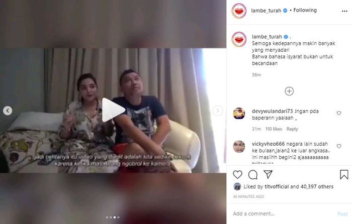 Klarifikasi Anang Hermansyah dan Ashanty soal tuduhan merendahkan bahasa isyarat.